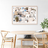 Santorini Architecture Photo Art Print