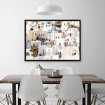 Shop Santorini Architecture Photo Canvas Print a photography framed stretched canvas print from The Print Emporium wall artwork collection - Buy Australian made prints for the home and your interior decor space, TPE-1359-CA-35X46-NF