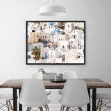 Shop Santorini Architecture Photo Canvas Print a photography framed stretched canvas print from The Print Emporium wall artwork collection - Buy Australian made prints for the home and your interior decor space, TPE-1359-CA-35X46-NF