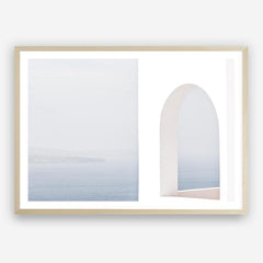Shop Santorini Balcony II Photo Art Print a coastal themed photography wall art print from The Print Emporium wall artwork collection - Buy Australian made fine art poster and framed prints for the home and your interior decor, TPE-847-AP