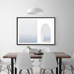 Shop Santorini Balcony II Photo Art Print a coastal themed photography wall art print from The Print Emporium wall artwork collection - Buy Australian made fine art poster and framed prints for the home and your interior decor, TPE-847-AP
