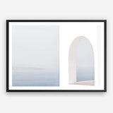 Shop Santorini Balcony II Photo Art Print a coastal themed photography wall art print from The Print Emporium wall artwork collection - Buy Australian made fine art poster and framed prints for the home and your interior decor, TPE-847-AP