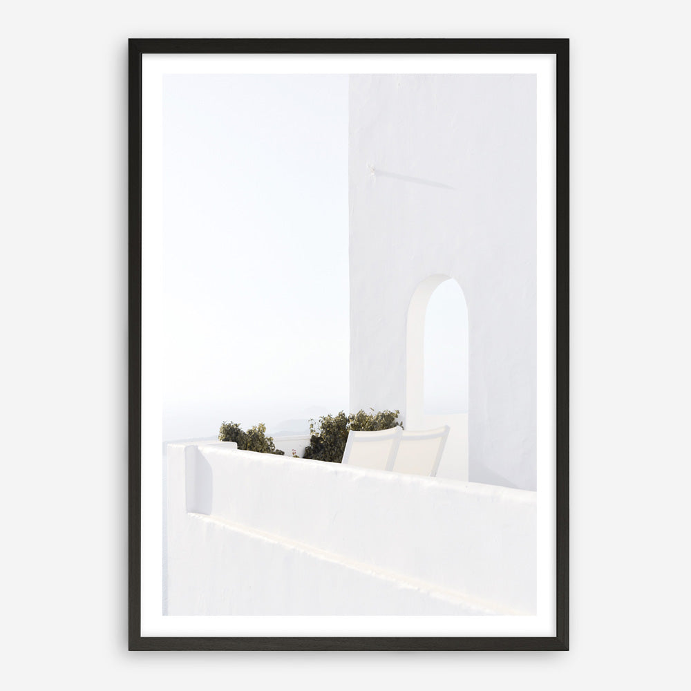 Shop Santorini Balcony Photo Art Print a coastal themed photography wall art print from The Print Emporium wall artwork collection - Buy Australian made fine art poster and framed prints for the home and your interior decor, TPE-1280-AP