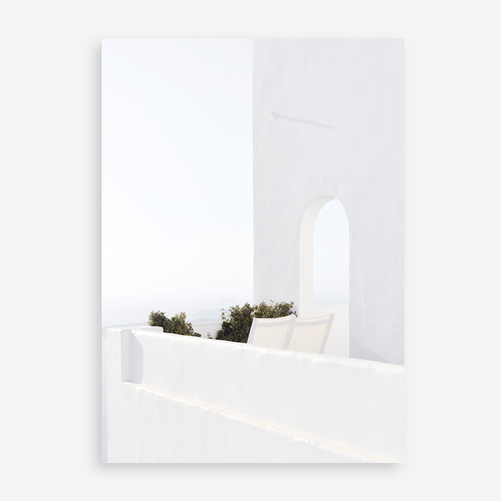 Shop Santorini Balcony Photo Art Print a coastal themed photography wall art print from The Print Emporium wall artwork collection - Buy Australian made fine art poster and framed prints for the home and your interior decor, TPE-1280-AP