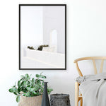 Shop Santorini Balcony Photo Art Print a coastal themed photography wall art print from The Print Emporium wall artwork collection - Buy Australian made fine art poster and framed prints for the home and your interior decor, TPE-1280-AP