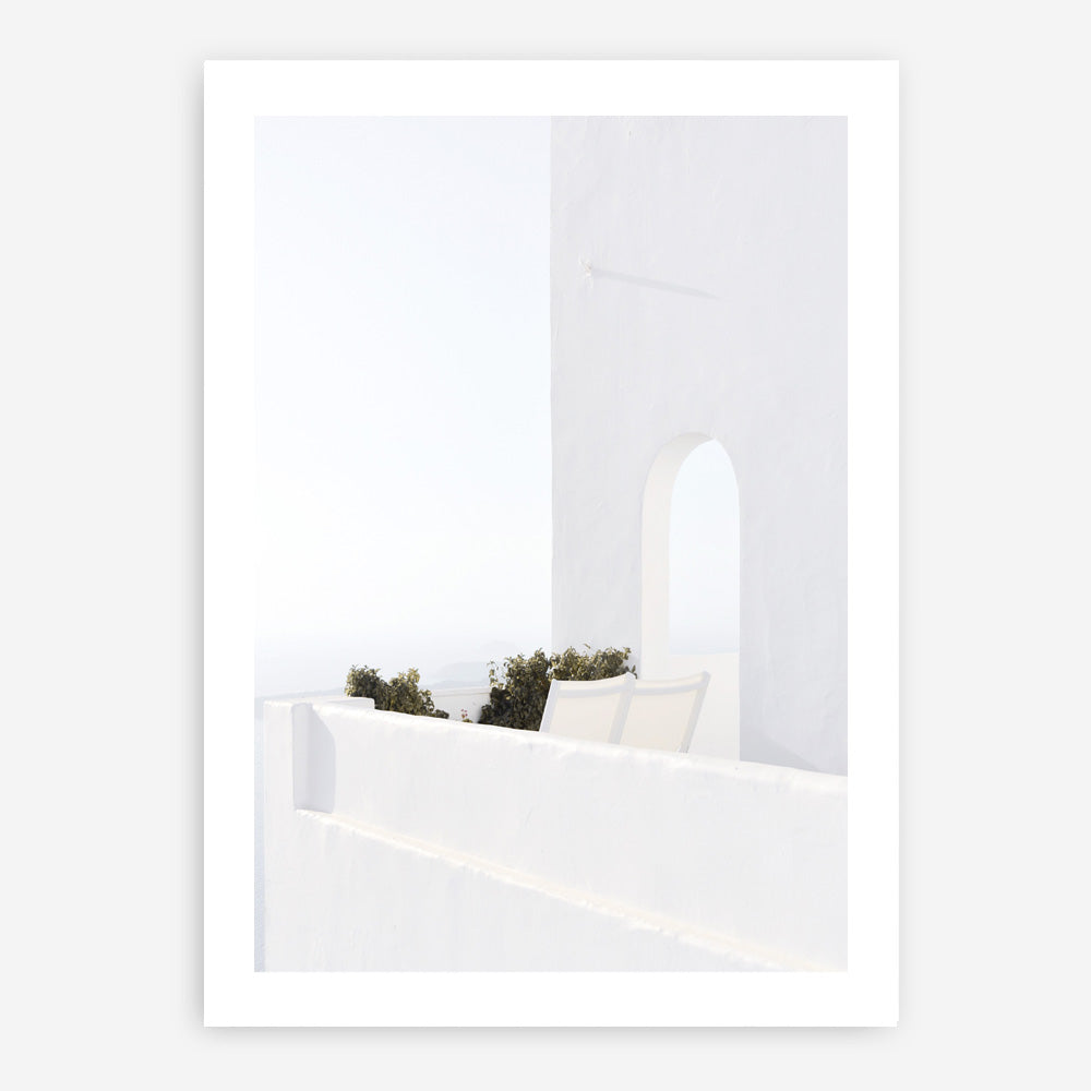 Shop Santorini Balcony Photo Art Print a coastal themed photography wall art print from The Print Emporium wall artwork collection - Buy Australian made fine art poster and framed prints for the home and your interior decor, TPE-1280-AP