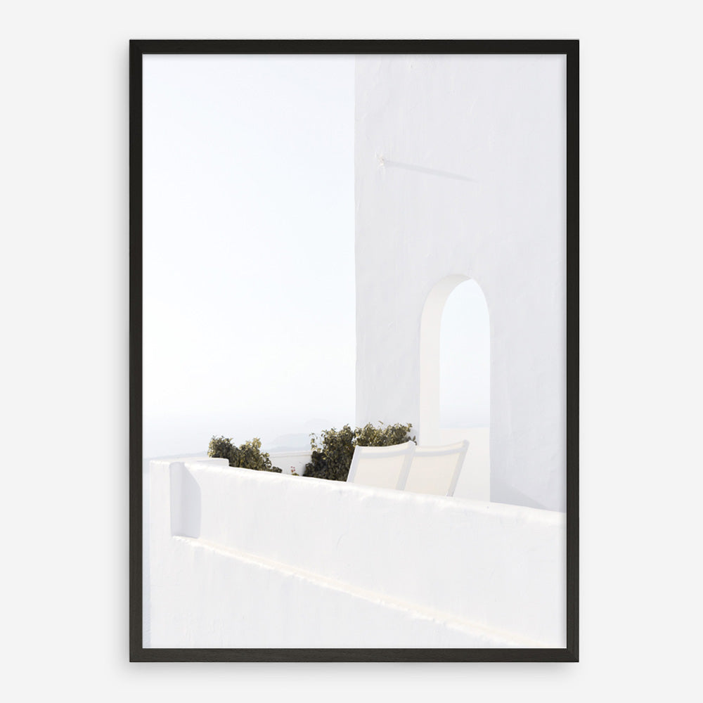 Shop Santorini Balcony Photo Art Print a coastal themed photography wall art print from The Print Emporium wall artwork collection - Buy Australian made fine art poster and framed prints for the home and your interior decor, TPE-1280-AP
