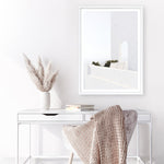 Shop Santorini Balcony Photo Art Print a coastal themed photography wall art print from The Print Emporium wall artwork collection - Buy Australian made fine art poster and framed prints for the home and your interior decor, TPE-1280-AP