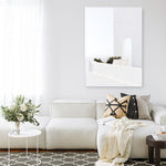 Shop Santorini Balcony Photo Canvas Print a coastal themed photography framed stretched canvas print from The Print Emporium wall artwork collection - Buy Australian made prints for the home and your interior decor space, TPE-1280-CA-35X46-NF