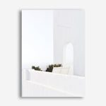 Shop Santorini Balcony Photo Canvas Print a coastal themed photography framed stretched canvas print from The Print Emporium wall artwork collection - Buy Australian made prints for the home and your interior decor space, TPE-1280-CA-35X46-NF
