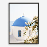 Shop Santorini Blossom Photo Art Print a coastal themed photography wall art print from The Print Emporium wall artwork collection - Buy Australian made fine art poster and framed prints for the home and your interior decor, TPE-1346-AP