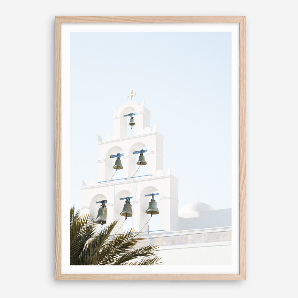 Shop Santorini Church Bells II Photo Art Print a photography wall art print from The Print Emporium wall artwork collection - Buy Australian made fine art poster and framed prints for the home and your interior decor room, TPE-1365-AP