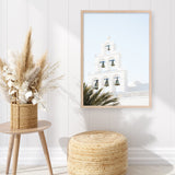 Santorini Church Bells II Photo Art Print