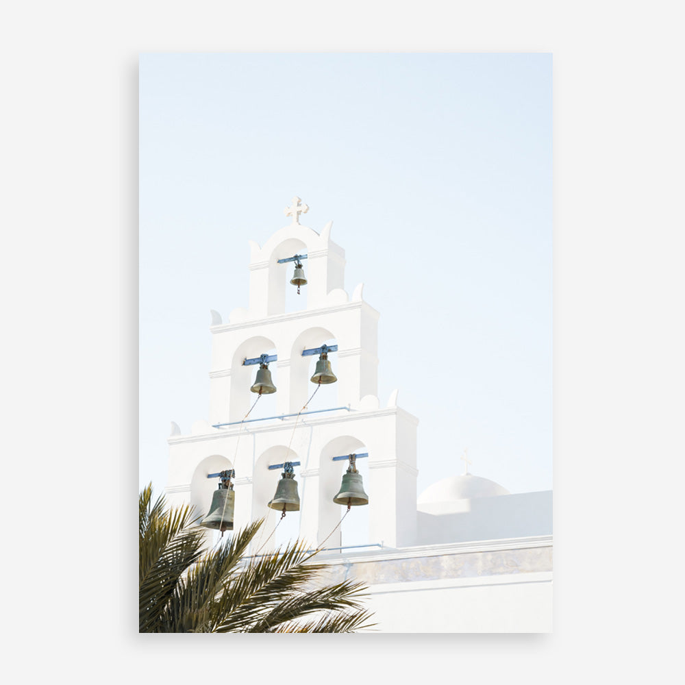 Shop Santorini Church Bells II Photo Art Print a photography wall art print from The Print Emporium wall artwork collection - Buy Australian made fine art poster and framed prints for the home and your interior decor room, TPE-1365-AP