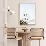 Shop Santorini Church Bells II Photo Canvas Print a photography framed stretched canvas print from The Print Emporium wall artwork collection - Buy Australian made prints for the home and your interior decor space, TPE-1365-CA-35X46-NF