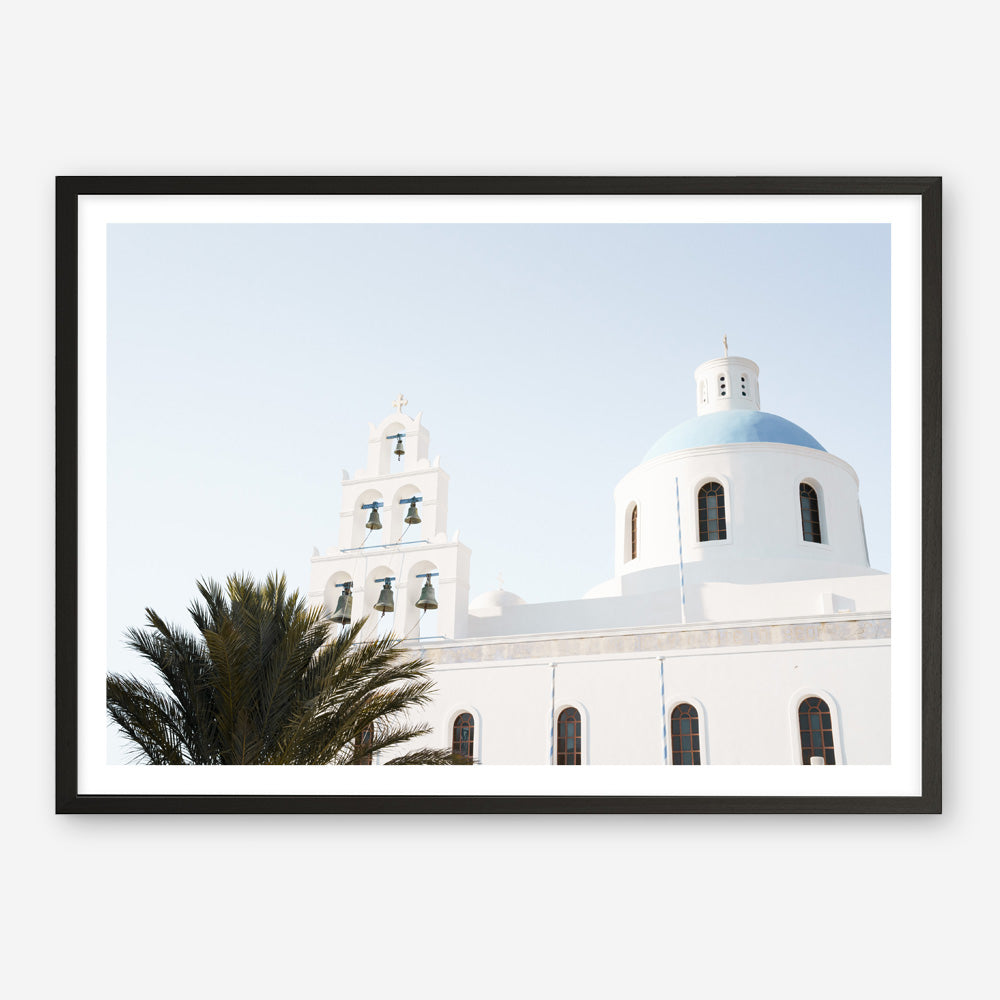Shop Santorini Church Bells Photo Art Print a photography wall art print from The Print Emporium wall artwork collection - Buy Australian made fine art poster and framed prints for the home and your interior decor room, TPE-1355-AP