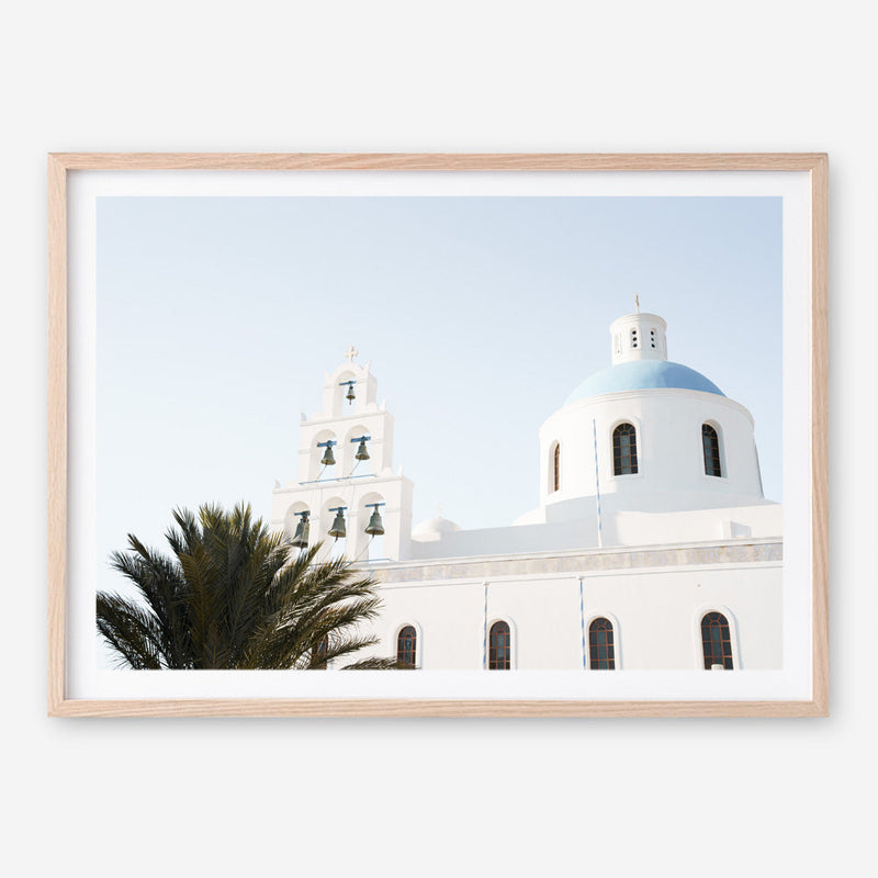 Shop Santorini Church Bells Photo Art Print a photography wall art print from The Print Emporium wall artwork collection - Buy Australian made fine art poster and framed prints for the home and your interior decor room, TPE-1355-AP