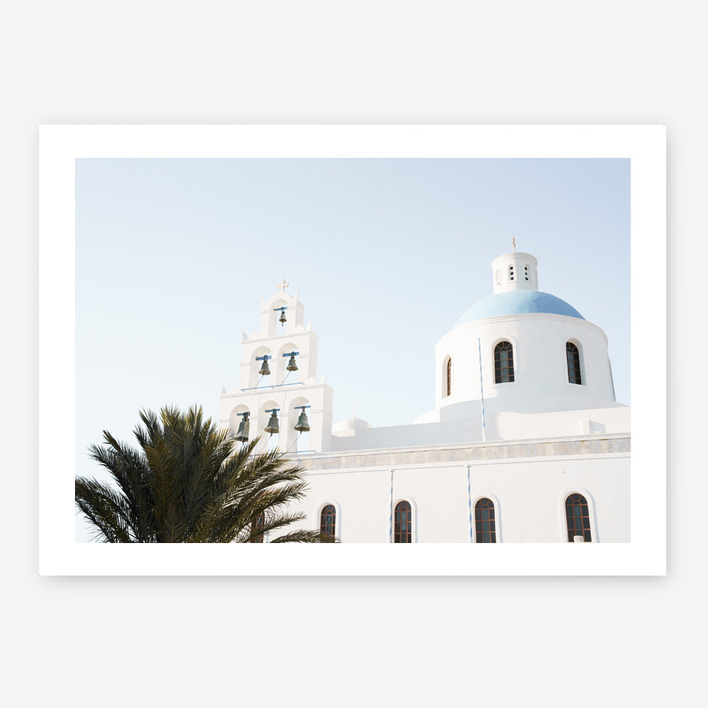 Shop Santorini Church Bells Photo Art Print a photography wall art print from The Print Emporium wall artwork collection - Buy Australian made fine art poster and framed prints for the home and your interior decor room, TPE-1355-AP