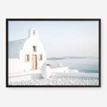 Shop Santorini Church Photo Art Print a coastal themed photography wall art print from The Print Emporium wall artwork collection - Buy Australian made fine art poster and framed prints for the home and your interior decor, TPE-1268-AP
