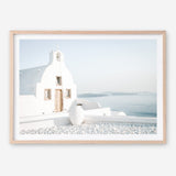 Shop Santorini Church Photo Art Print a coastal themed photography wall art print from The Print Emporium wall artwork collection - Buy Australian made fine art poster and framed prints for the home and your interior decor, TPE-1268-AP