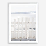 Shop Santorini Gate Photo Art Print a coastal themed photography wall art print from The Print Emporium wall artwork collection - Buy Australian made fine art poster and framed prints for the home and your interior decor, TPE-1333-AP