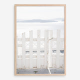 Shop Santorini Gate Photo Art Print a coastal themed photography wall art print from The Print Emporium wall artwork collection - Buy Australian made fine art poster and framed prints for the home and your interior decor, TPE-1333-AP