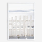 Shop Santorini Gate Photo Art Print a coastal themed photography wall art print from The Print Emporium wall artwork collection - Buy Australian made fine art poster and framed prints for the home and your interior decor, TPE-1333-AP