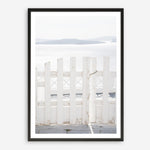 Shop Santorini Gate Photo Art Print a coastal themed photography wall art print from The Print Emporium wall artwork collection - Buy Australian made fine art poster and framed prints for the home and your interior decor, TPE-1333-AP