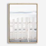 Shop Santorini Gate Photo Canvas Print a coastal themed photography framed stretched canvas print from The Print Emporium wall artwork collection - Buy Australian made prints for the home and your interior decor space, TPE-1333-CA-35X46-NF