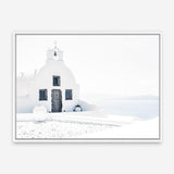 Shop Santorini I Photo Canvas Print a coastal themed photography framed stretched canvas print from The Print Emporium wall artwork collection - Buy Australian made prints for the home and your interior decor space, TPE-941-CA-35X46-NF