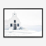 Shop Santorini I Photo Canvas Print a coastal themed photography framed stretched canvas print from The Print Emporium wall artwork collection - Buy Australian made prints for the home and your interior decor space, TPE-941-CA-35X46-NF