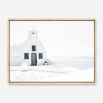 Shop Santorini I Photo Canvas Print a coastal themed photography framed stretched canvas print from The Print Emporium wall artwork collection - Buy Australian made prints for the home and your interior decor space, TPE-941-CA-35X46-NF