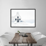 Shop Santorini I Photo Canvas Print a coastal themed photography framed stretched canvas print from The Print Emporium wall artwork collection - Buy Australian made prints for the home and your interior decor space, TPE-941-CA-35X46-NF