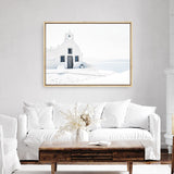 Shop Santorini I Photo Canvas Print a coastal themed photography framed stretched canvas print from The Print Emporium wall artwork collection - Buy Australian made prints for the home and your interior decor space, TPE-941-CA-35X46-NF