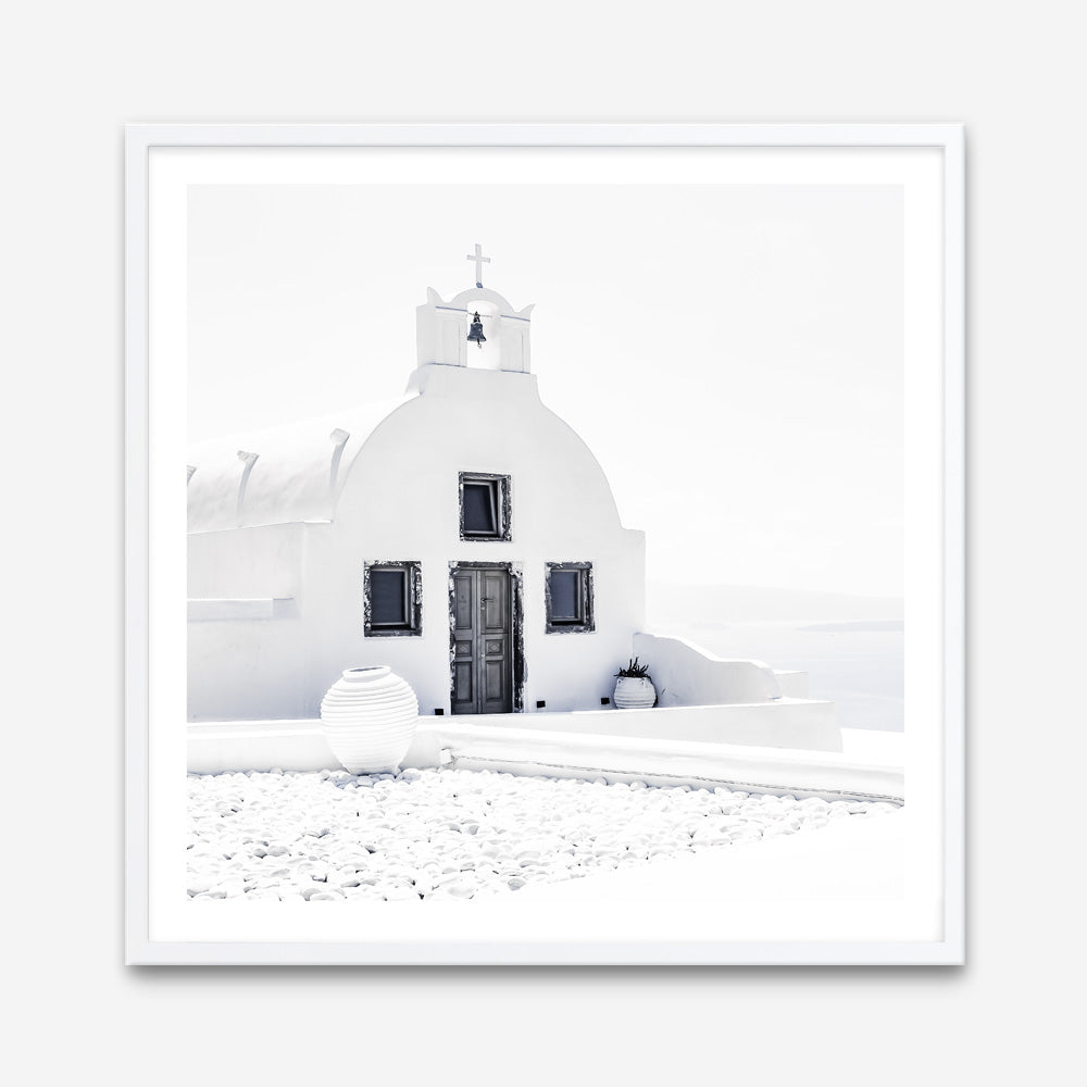 Shop Santorini I (Square) Photo Art Print a coastal themed photography wall art print from The Print Emporium wall artwork collection - Buy Australian made fine art poster and framed prints for the home and your interior decor, TPE-943-AP