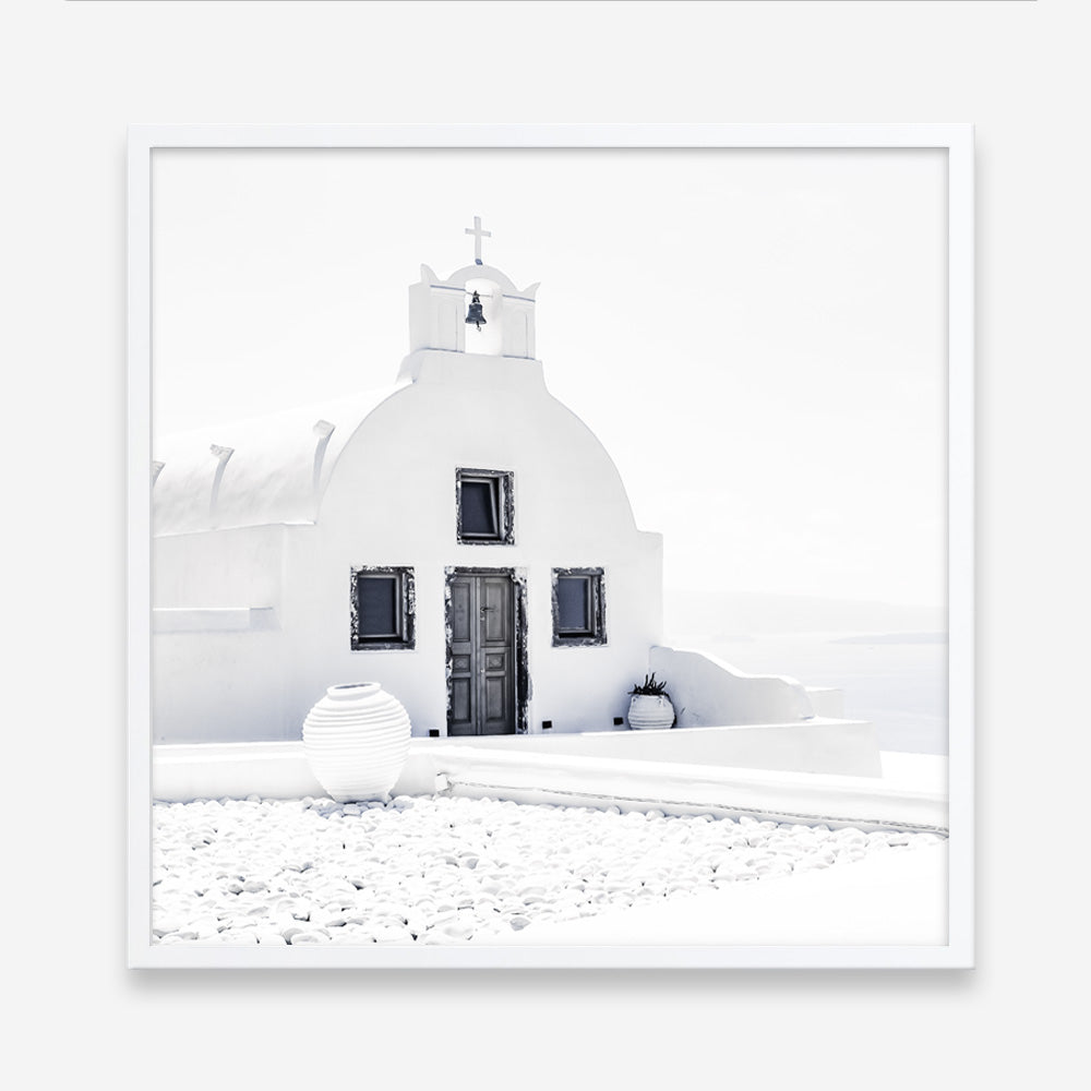 Shop Santorini I (Square) Photo Art Print a coastal themed photography wall art print from The Print Emporium wall artwork collection - Buy Australian made fine art poster and framed prints for the home and your interior decor, TPE-943-AP