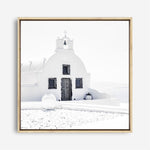 Shop Santorini I (Square) Photo Canvas a coastal themed photography framed stretched canvas print from The Print Emporium wall artwork collection - Buy Australian made prints for the home and your interior decor space, TPE-943-CA-40X40-NF