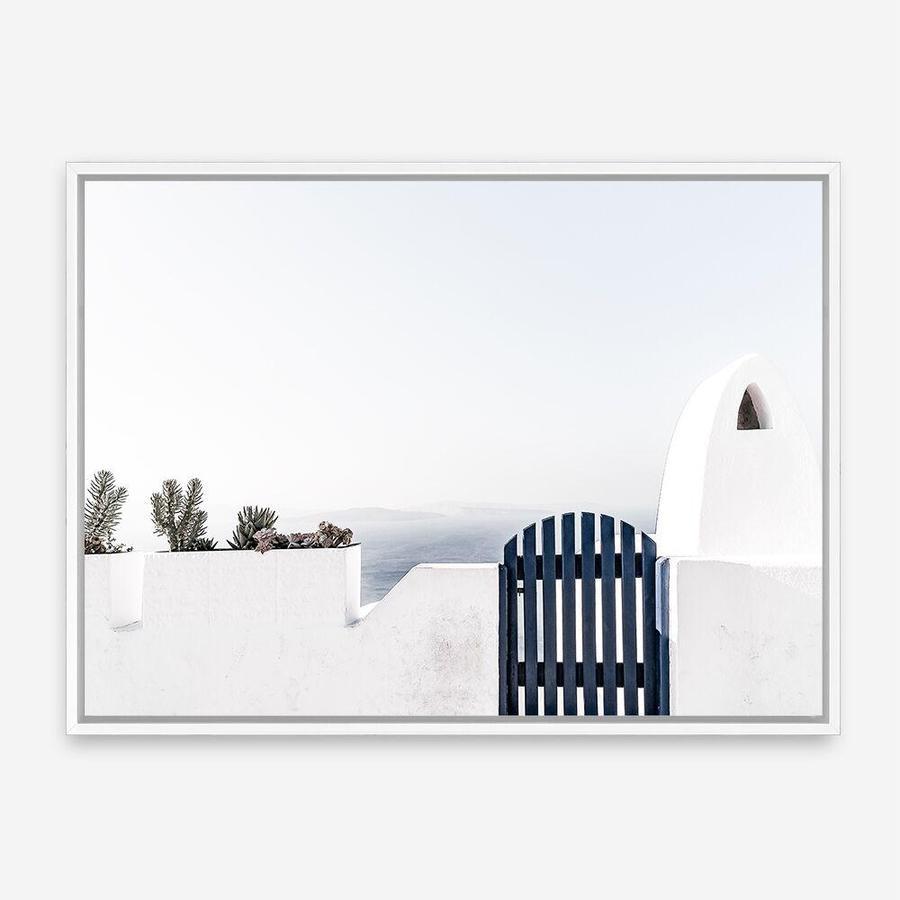 Shop Santorini II Photo Canvas Print a coastal themed photography framed stretched canvas print from The Print Emporium wall artwork collection - Buy Australian made prints for the home and your interior decor space, TPE-944-CA-35X46-NF