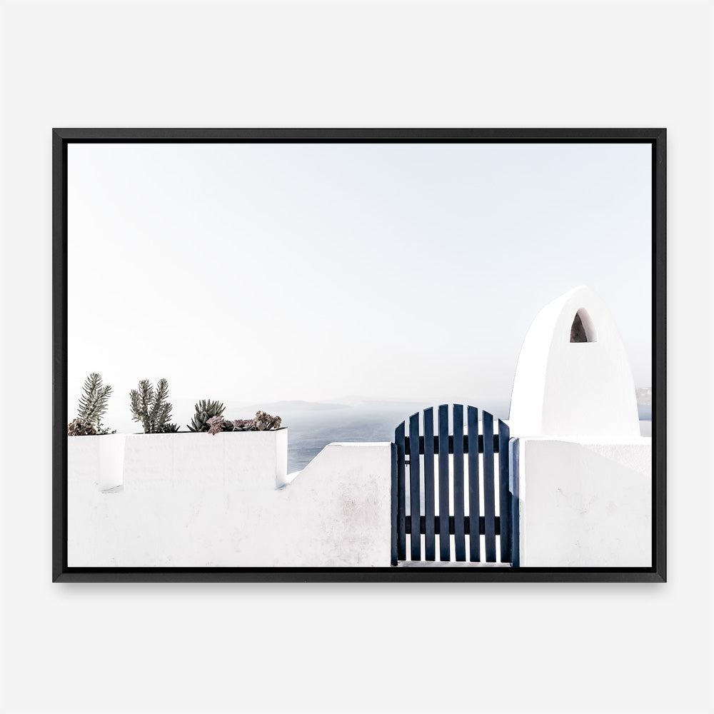 Shop Santorini II Photo Canvas Print a coastal themed photography framed stretched canvas print from The Print Emporium wall artwork collection - Buy Australian made prints for the home and your interior decor space, TPE-944-CA-35X46-NF