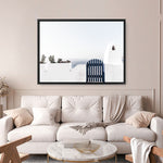 Shop Santorini II Photo Canvas Print a coastal themed photography framed stretched canvas print from The Print Emporium wall artwork collection - Buy Australian made prints for the home and your interior decor space, TPE-944-CA-35X46-NF