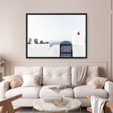 Shop Santorini II Photo Canvas Print a coastal themed photography framed stretched canvas print from The Print Emporium wall artwork collection - Buy Australian made prints for the home and your interior decor space, TPE-944-CA-35X46-NF