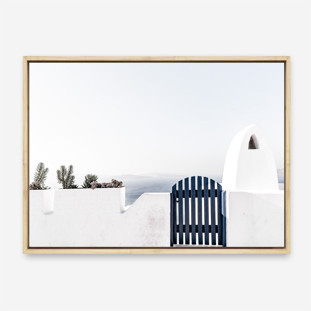 Shop Santorini II Photo Canvas Print a coastal themed photography framed stretched canvas print from The Print Emporium wall artwork collection - Buy Australian made prints for the home and your interior decor space, TPE-944-CA-35X46-NF