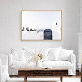 Shop Santorini II Photo Canvas Print a coastal themed photography framed stretched canvas print from The Print Emporium wall artwork collection - Buy Australian made prints for the home and your interior decor space, TPE-944-CA-35X46-NF