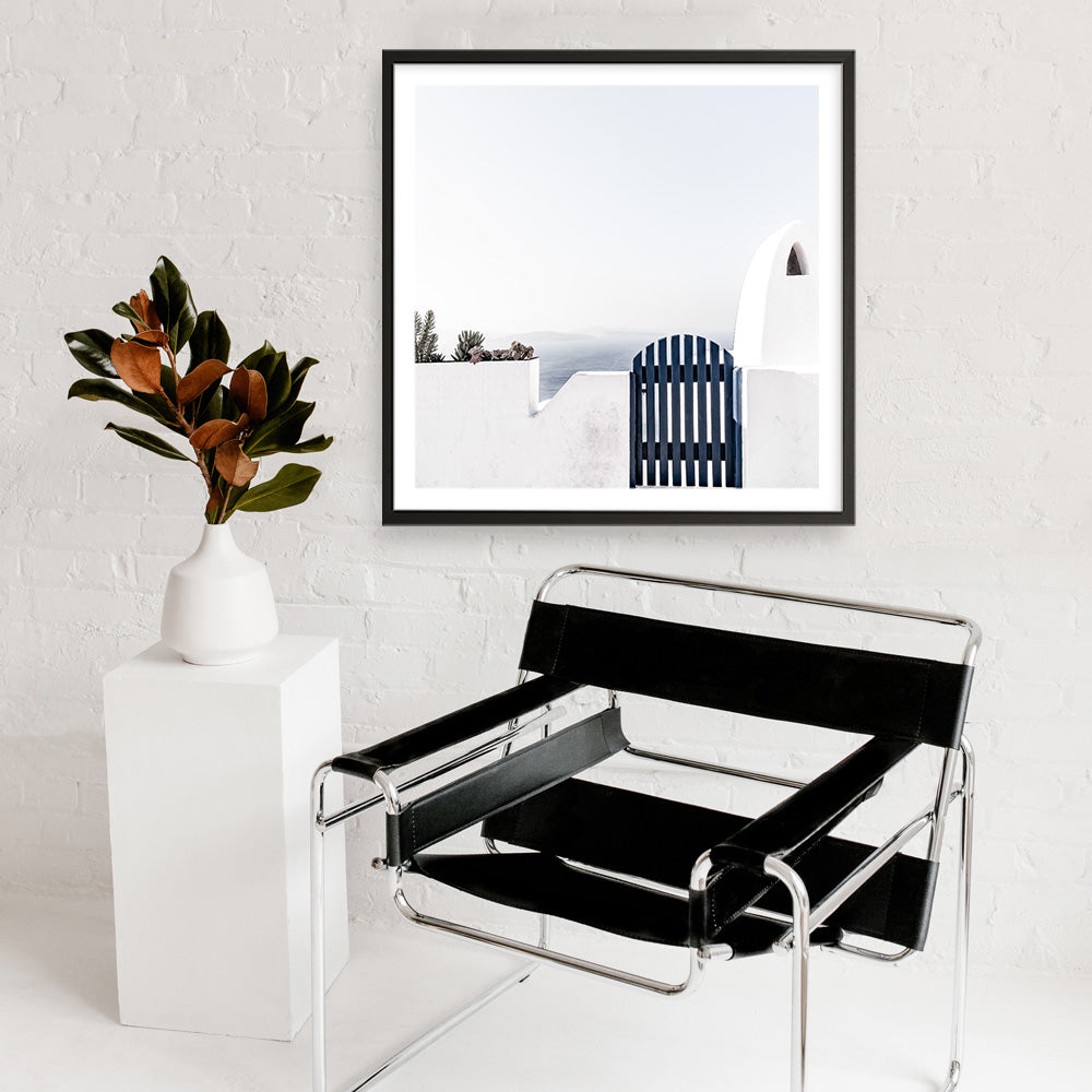 Shop Santorini II (Square) Photo Art Print a photography wall art print from The Print Emporium wall artwork collection - Buy Australian made fine art poster and framed prints for the home and your interior decor room, TPE-748-AP