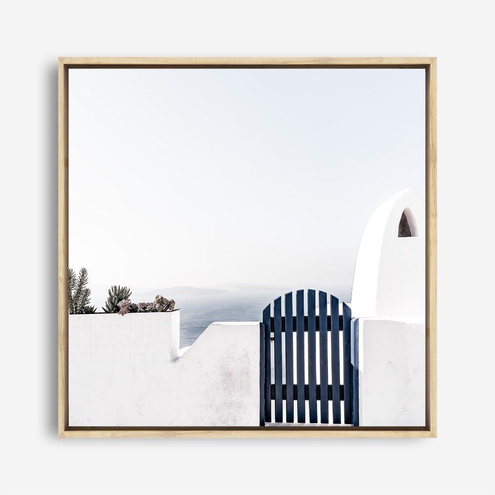 Shop Santorini II (Square) Photo Canvas a photography framed stretched canvas print from The Print Emporium wall artwork collection - Buy Australian made prints for the home and your interior decor space, TPE-748-CA-40X40-NF