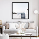 Shop Santorini II (Square) Photo Canvas a photography framed stretched canvas print from The Print Emporium wall artwork collection - Buy Australian made prints for the home and your interior decor space, TPE-748-CA-40X40-NF