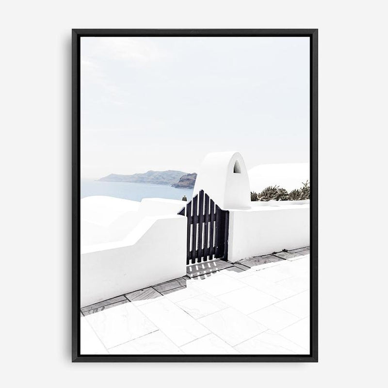 Shop Santorini III Photo Canvas Print a coastal themed photography framed stretched canvas print from The Print Emporium wall artwork collection - Buy Australian made prints for the home and your interior decor space, TPE-841-CA-35X46-NF