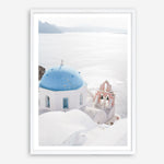 Shop Santorini Panorama I Photo Art Print a coastal themed photography wall art print from The Print Emporium wall artwork collection - Buy Australian made fine art poster and framed prints for the home and your interior decor, TPE-1319-AP