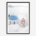 Shop Santorini Panorama I Photo Art Print a coastal themed photography wall art print from The Print Emporium wall artwork collection - Buy Australian made fine art poster and framed prints for the home and your interior decor, TPE-1319-AP