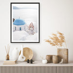 Shop Santorini Panorama I Photo Art Print a coastal themed photography wall art print from The Print Emporium wall artwork collection - Buy Australian made fine art poster and framed prints for the home and your interior decor, TPE-1319-AP